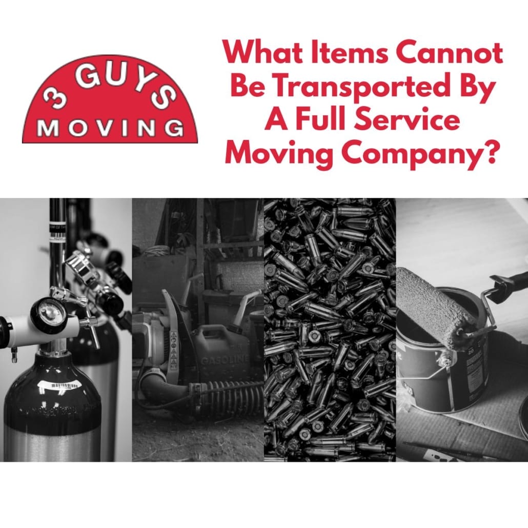 What Items Cannot Be Transported By A Full Service Moving Company? 10 Full Service Moving Company