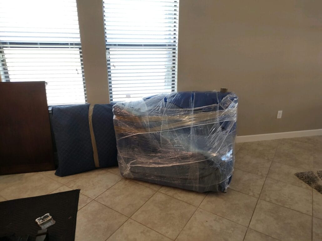 Our Moving Crew Takes Time to Properly Prepare Items for Transport.